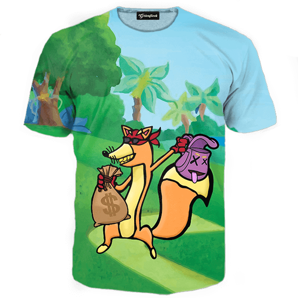 Download Swiper Fox Printed Tshirt | Wallpapers.com