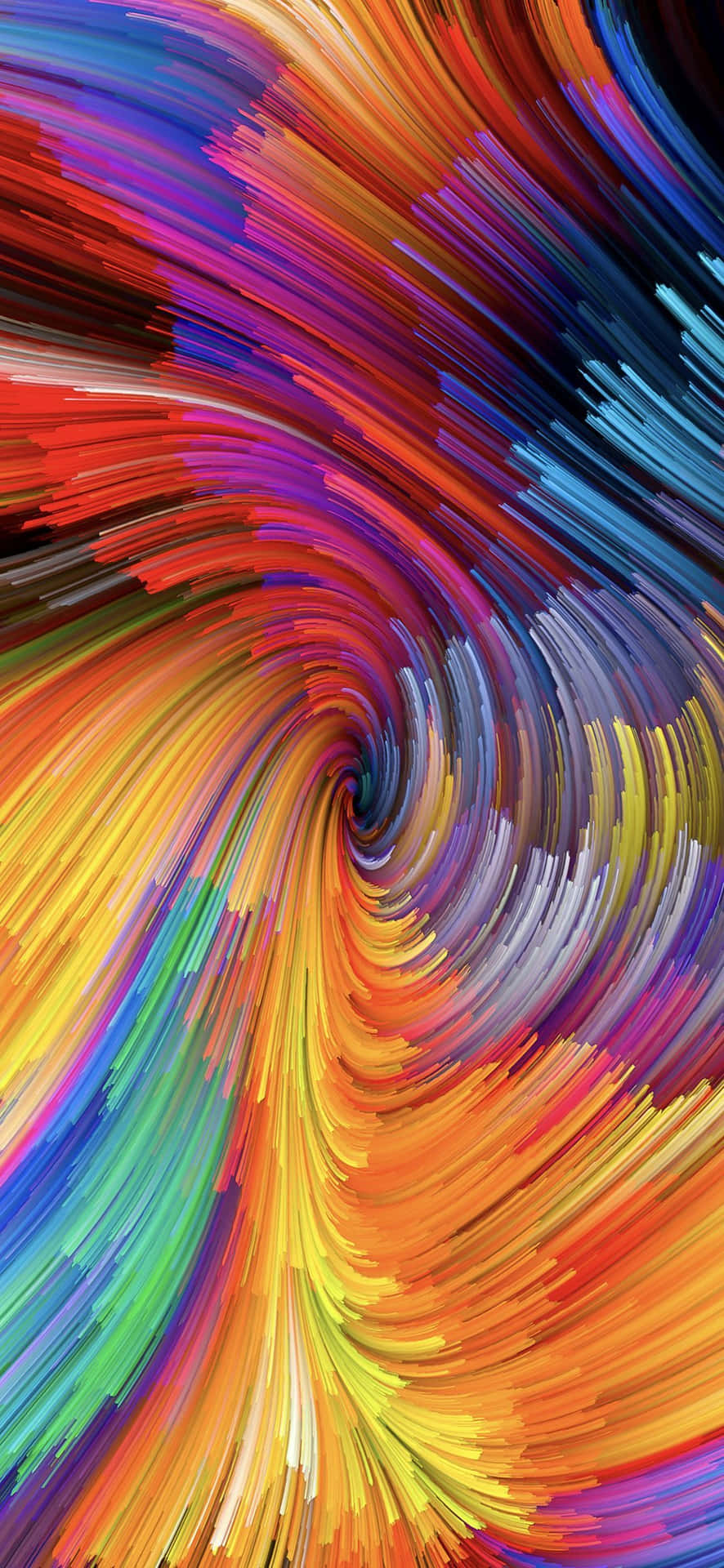 Chroma Swirls Abstract Digital Artwork Background