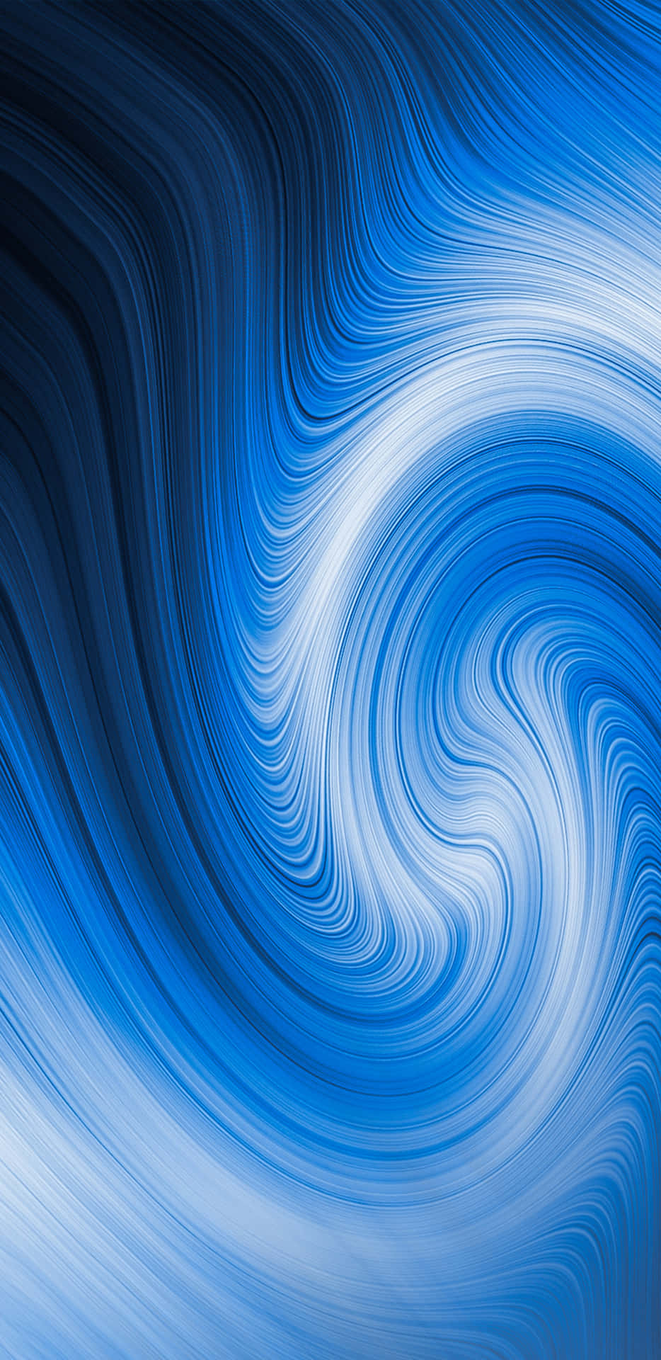 White And Blue Abstract Swirl Patterns Background