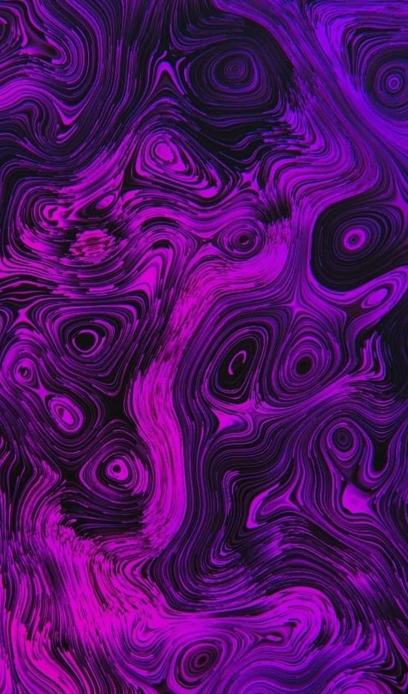 Beautiful Purple And Black Abstract Swirl Patterns Background