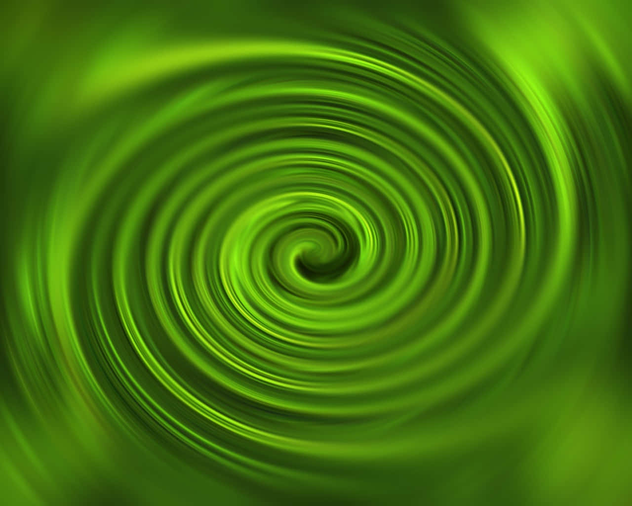 Green Hypnotizing Swirls Background Illustration