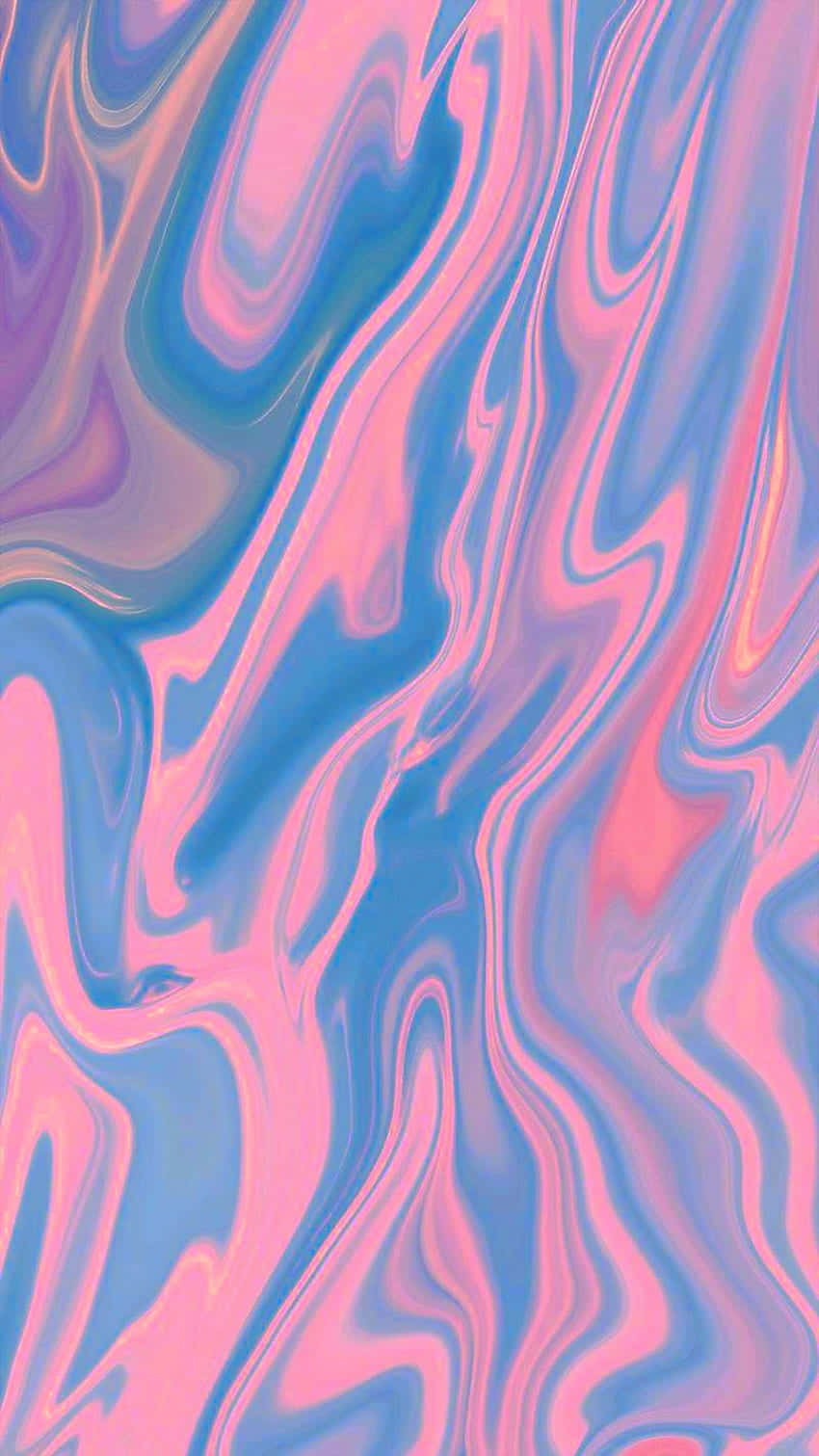 Pink And Blue Liquid With Swirls Background
