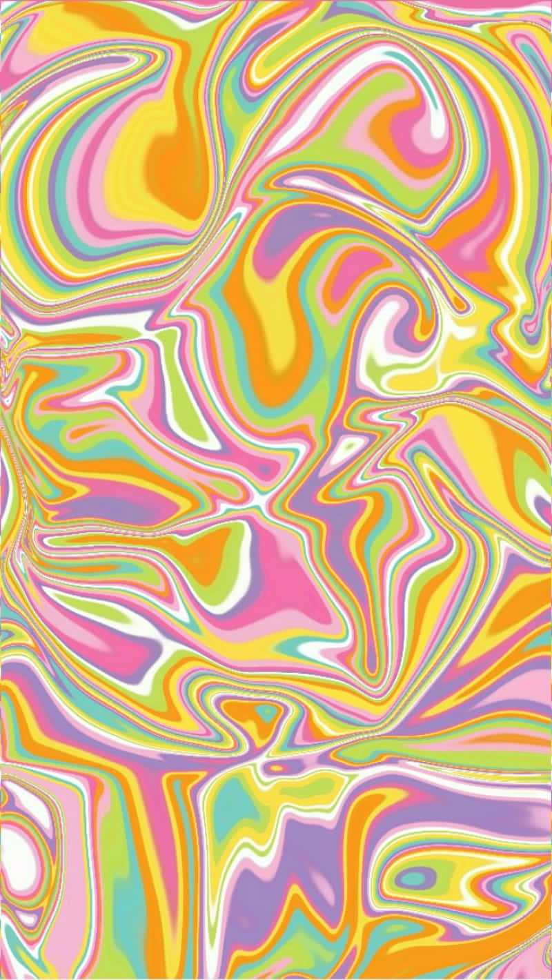 Pastel Abstract Swirls Background Illustration