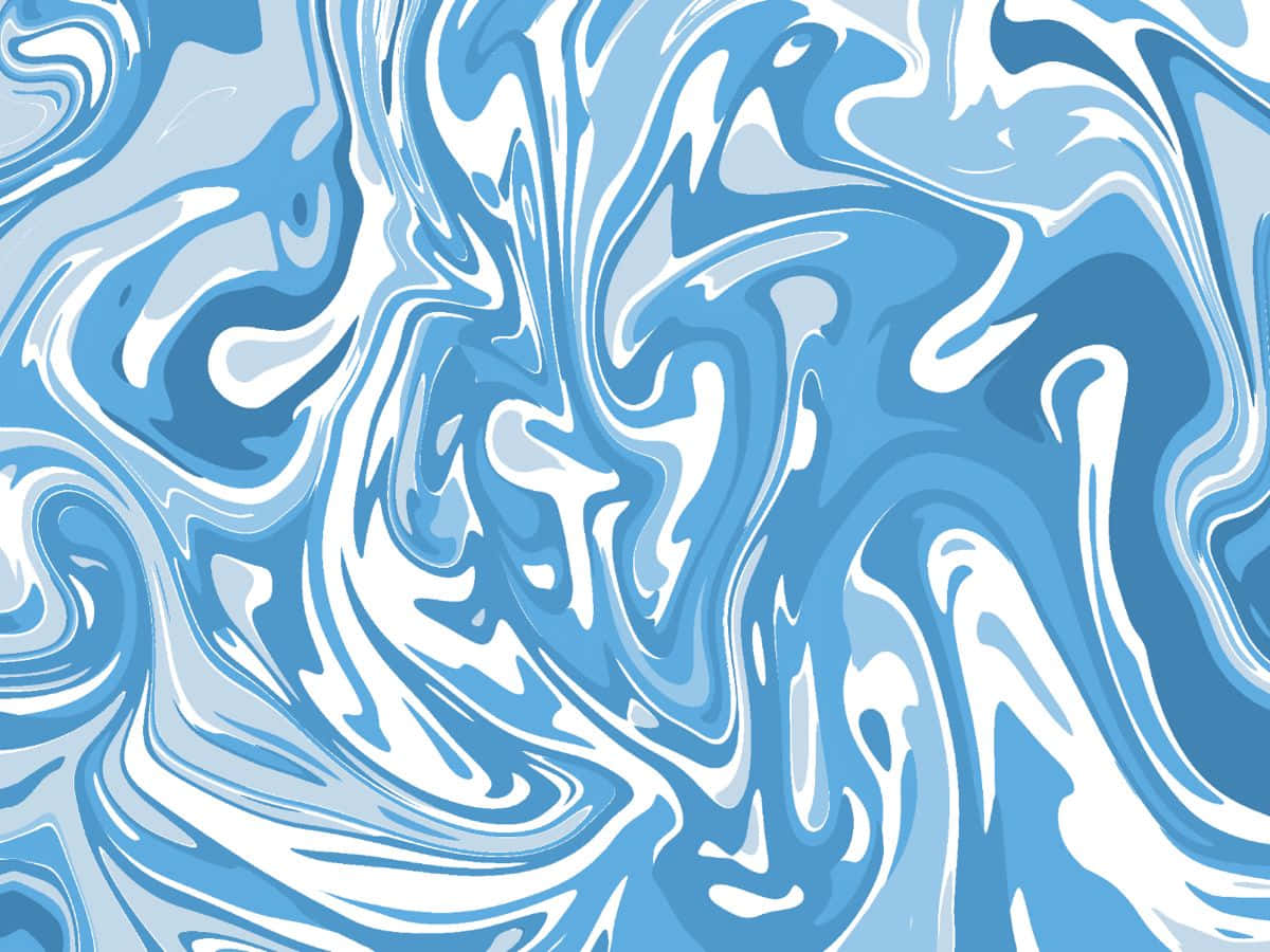 Light Blue Abstract Swirl Background