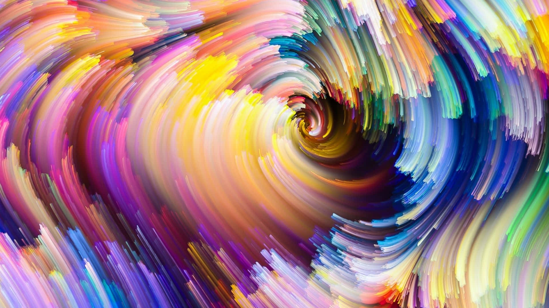 Ätherischeund Farbenfrohe Wirbelsturm-digitalkunst Hintergrund