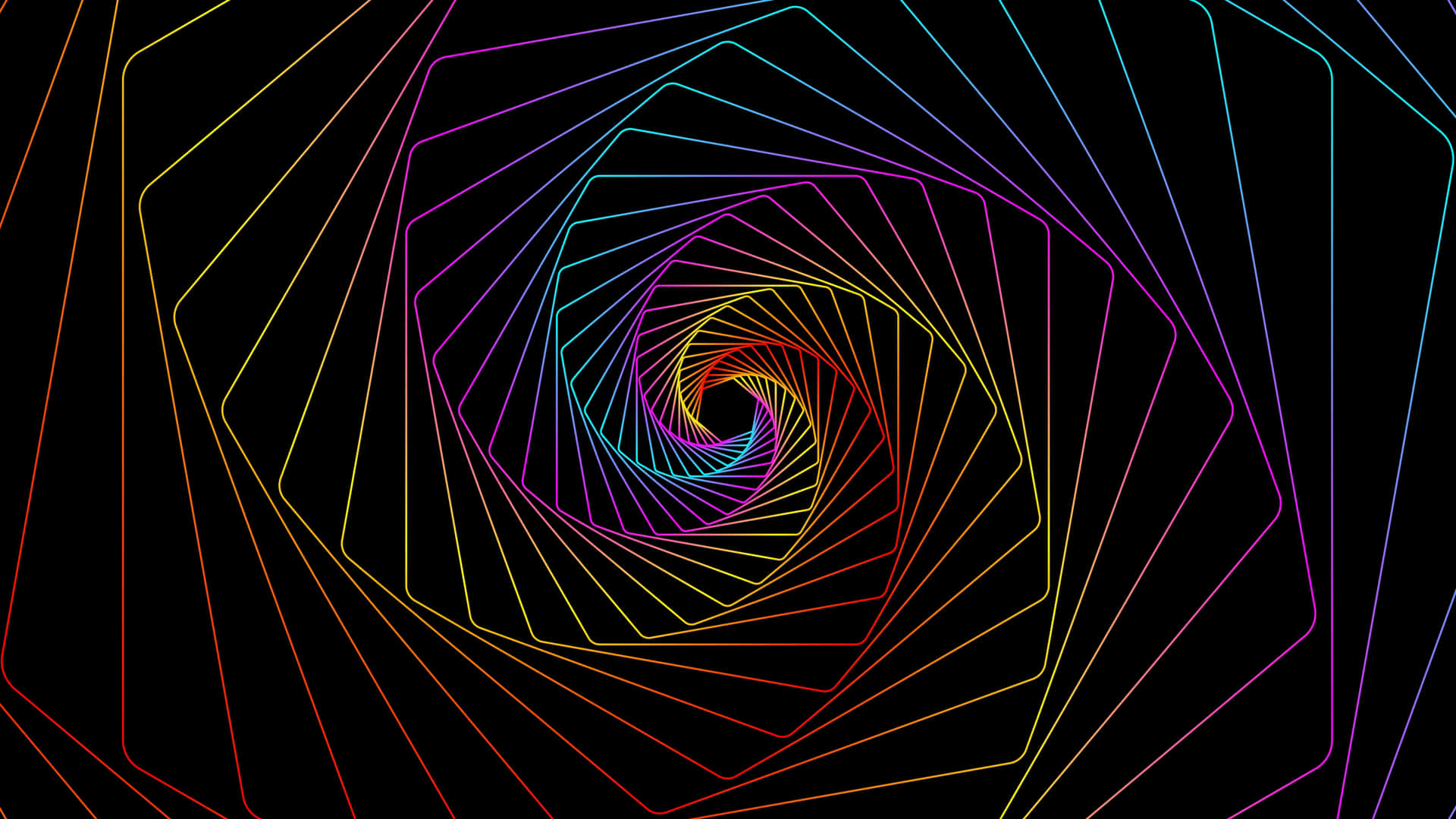 A mesmerizing swirl of colors Wallpaper