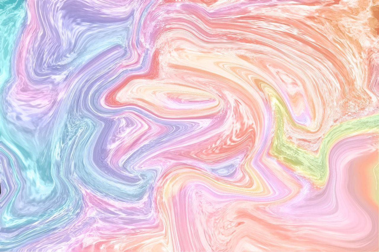 Swirl Painting Aesthetic Mac Background