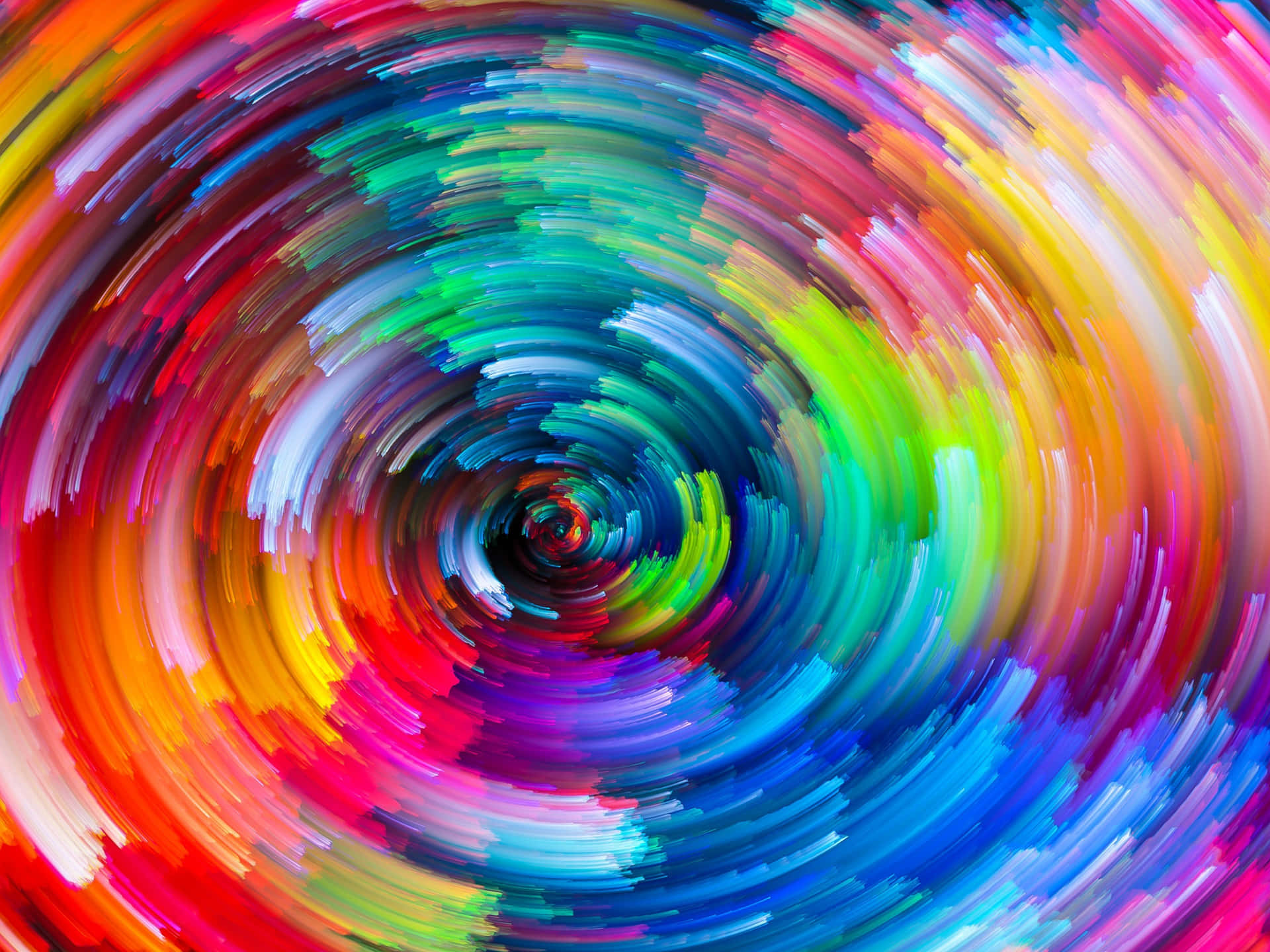 Farverigt kringlende baggrund med et farverigt kringlermønster Wallpaper