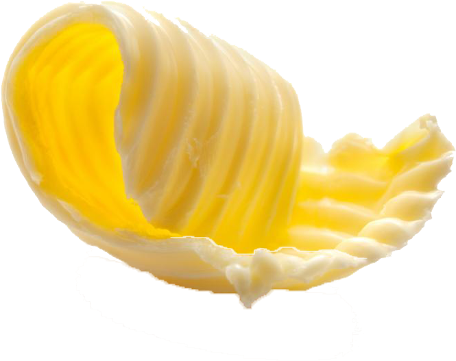 Swirled Butter Curl PNG