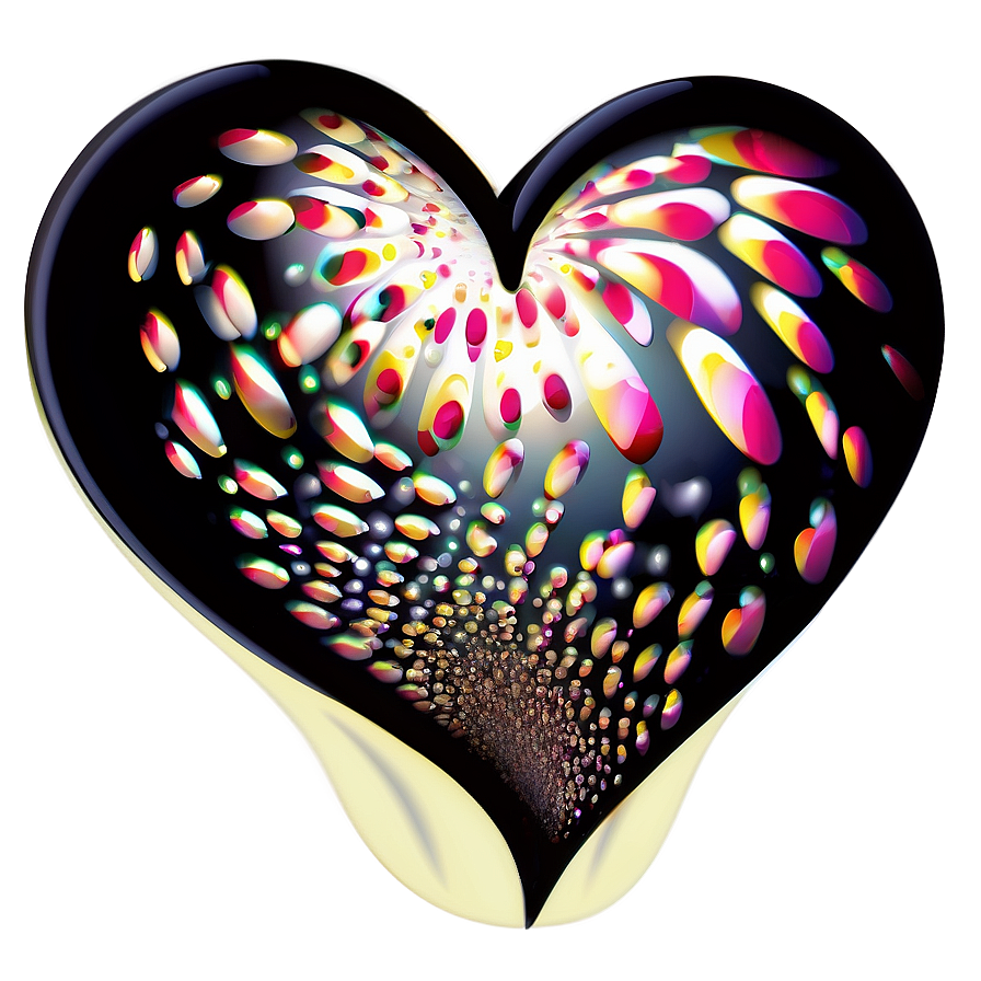 Swirling Heart Clipart Pattern Png 05252024 PNG