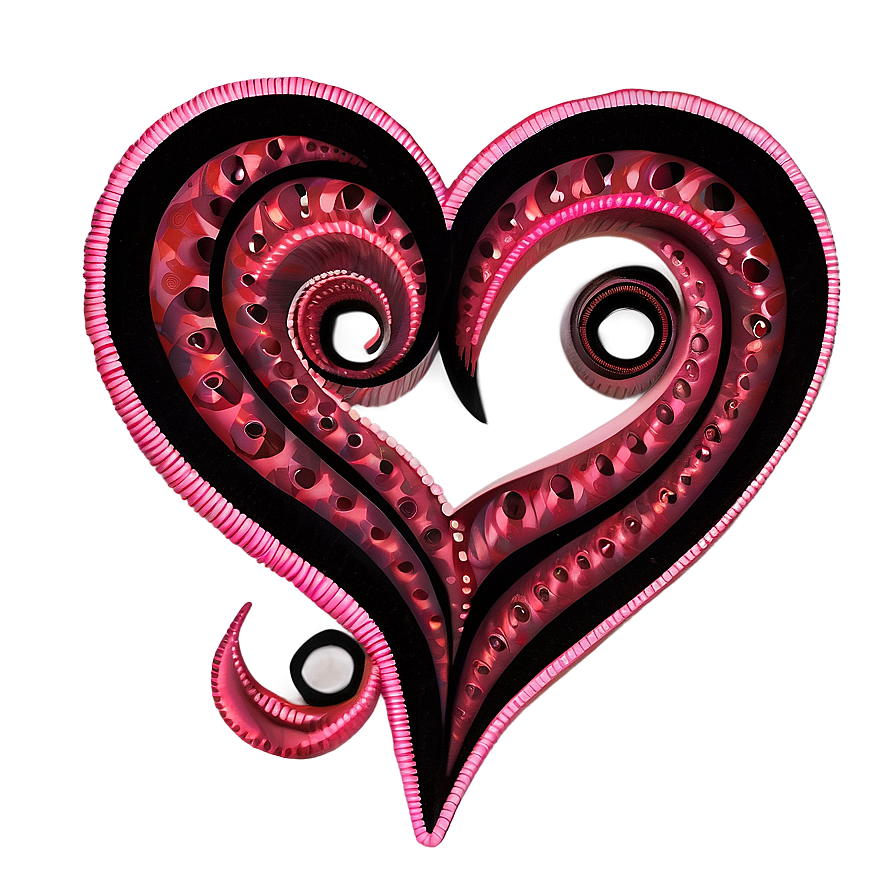 Swirling Heart Clipart Pattern Png Pjf38 PNG