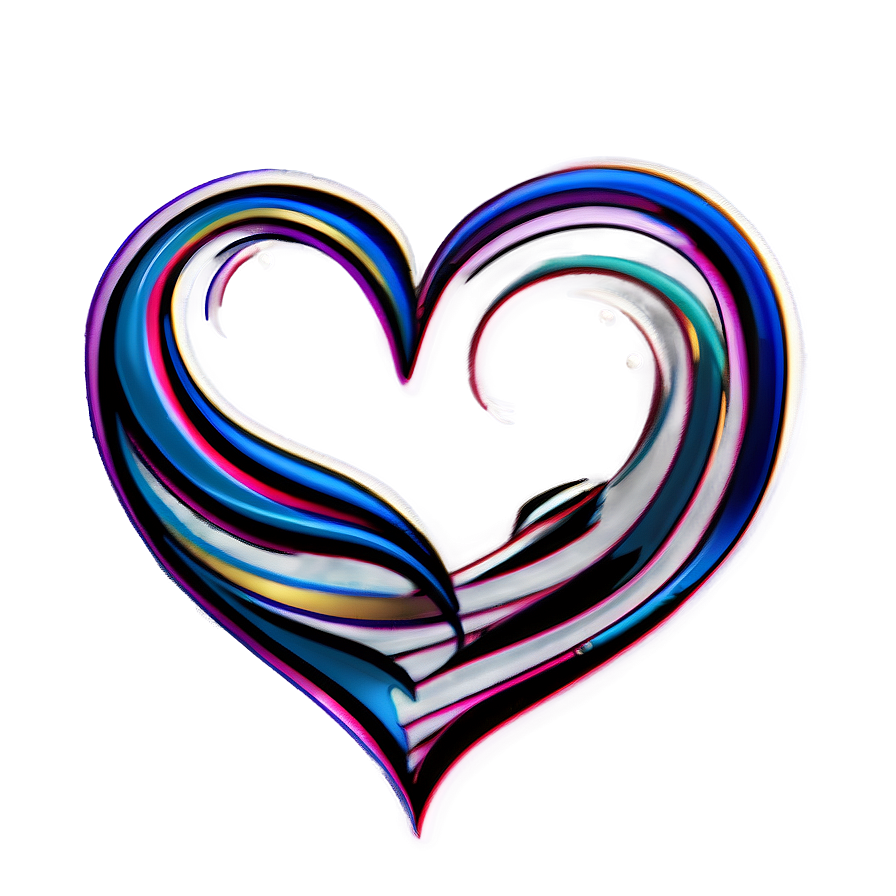 Swirling Heart Tattoo Png C PNG