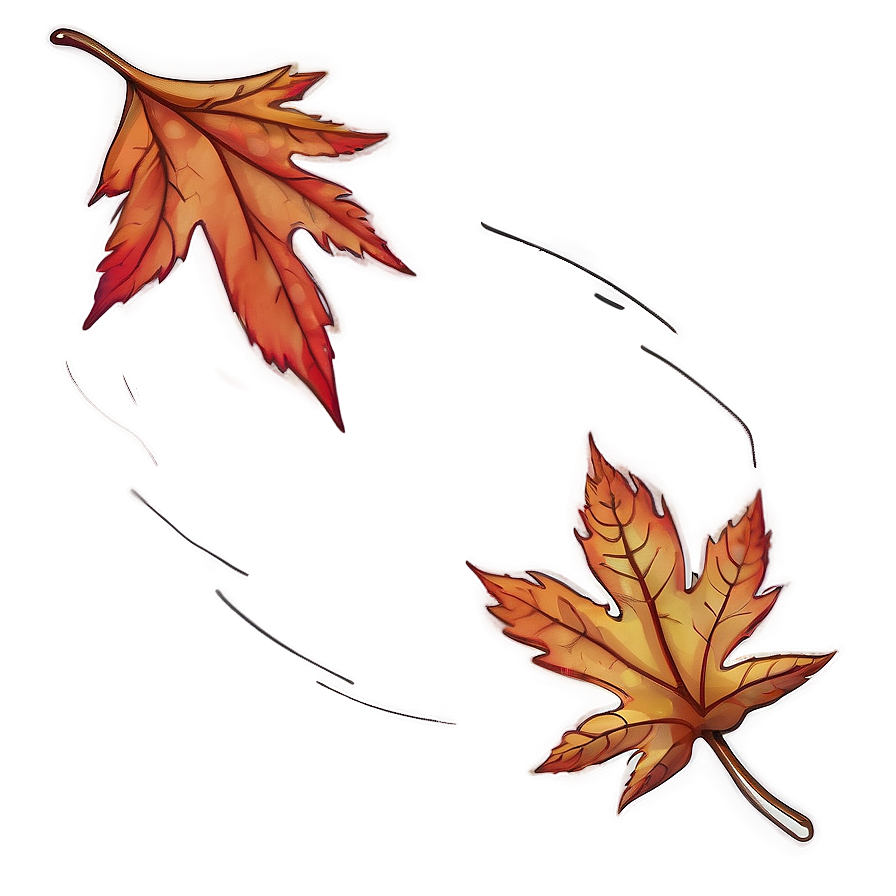 Swirling Leaves Autumn Png 83 PNG