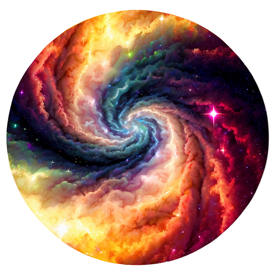 Swirling Particle Galaxy Png Nsl PNG