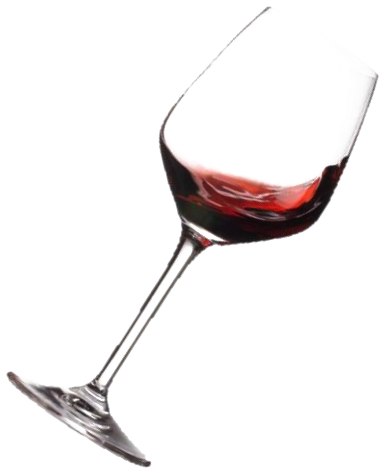 Swirling Red Wine Glass PNG