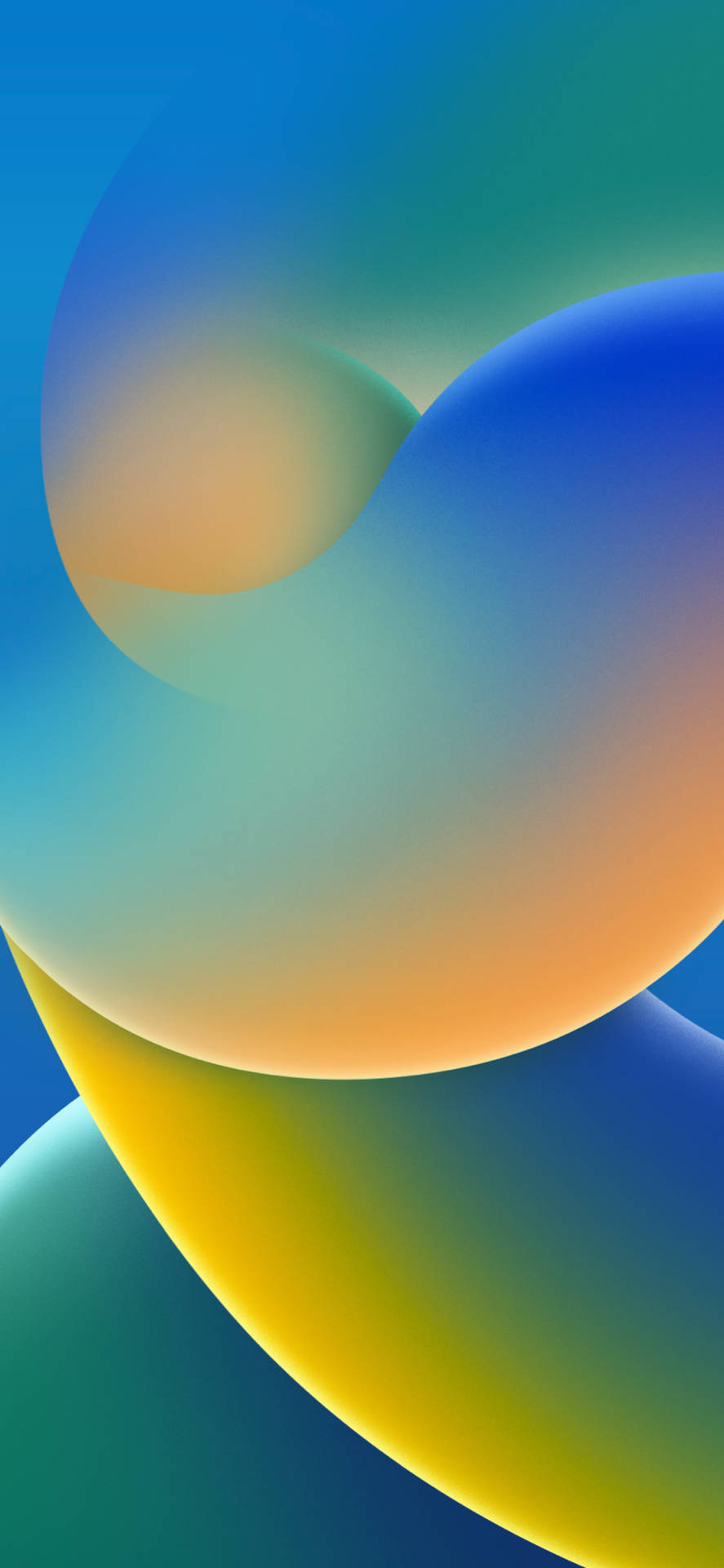 Swirly Abstract Ios 16 Wallpaper
