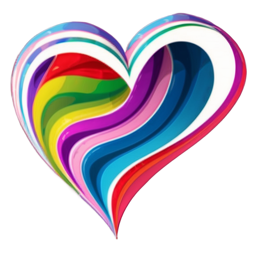 Swirly Heart Clipart Png Uep PNG