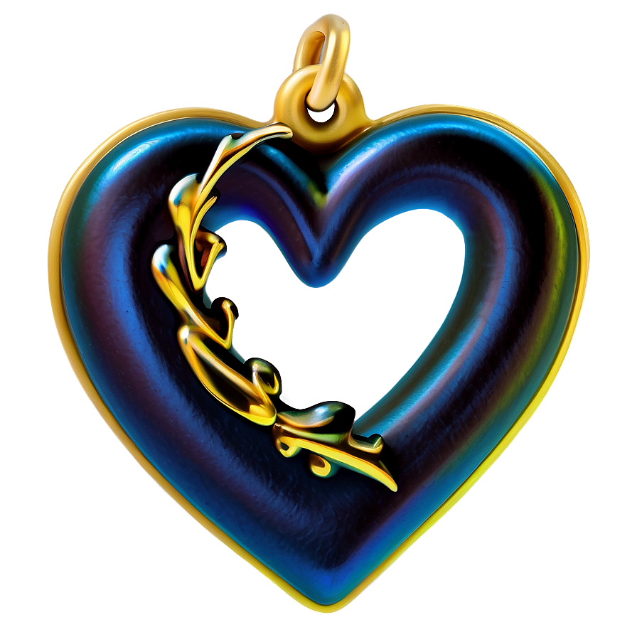 Swirly Heart Decoration Png Usr77 PNG