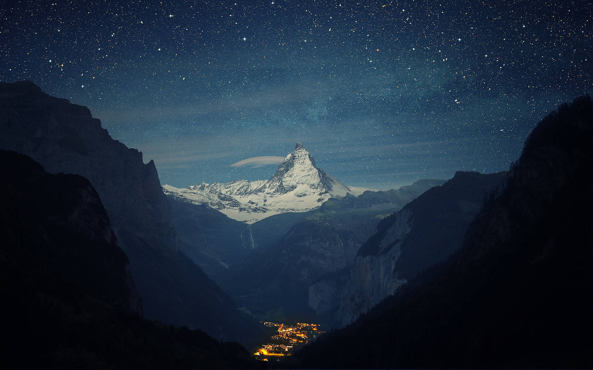 Vistapanorámica De Los Alpes Suizos Desde Las Alturas. Fondo de pantalla