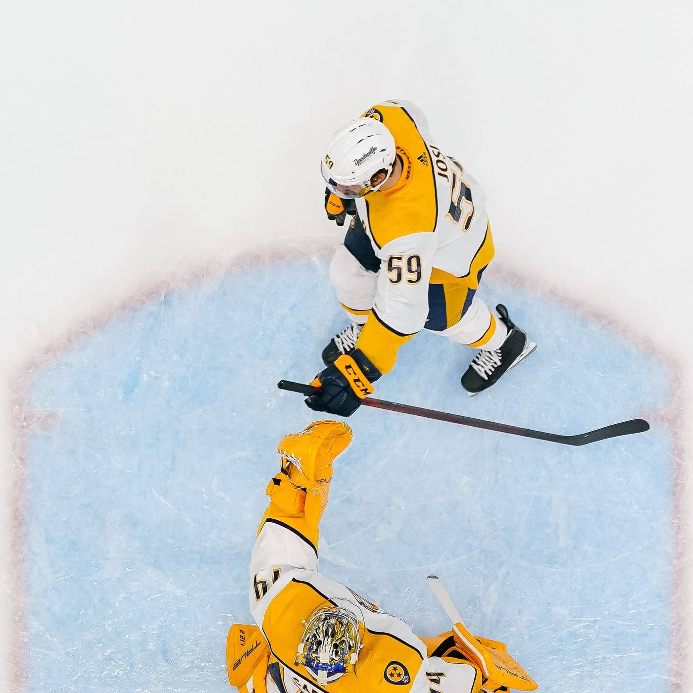 Download Hockey Player Roman Josi Digital Poster Art Wallpaper