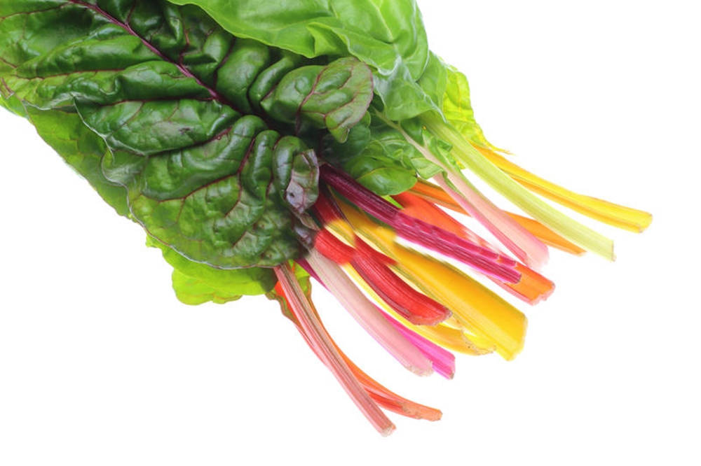 Swiss Chard Vegetable Colorful Stems Wallpaper