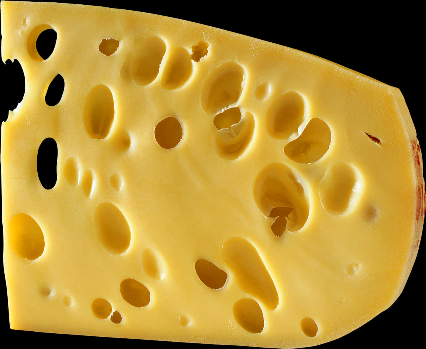 Swiss Cheese Wedge PNG