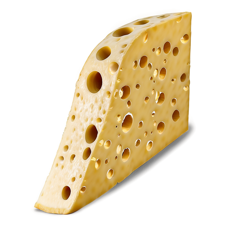 Swiss Cheese Wedge Png 06132024 PNG