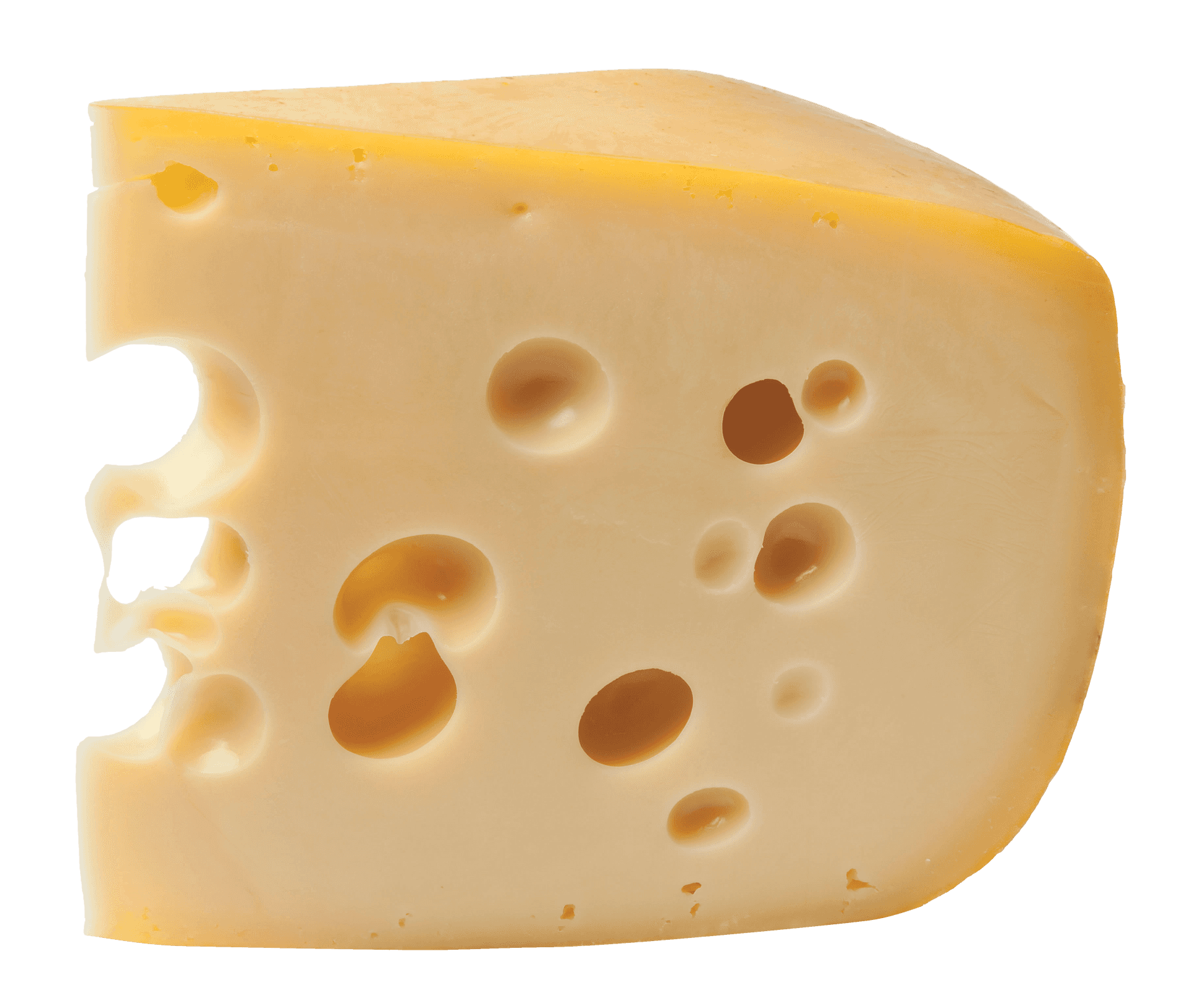 Download Swiss Cheese Wedge Transparent Background | Wallpapers.com