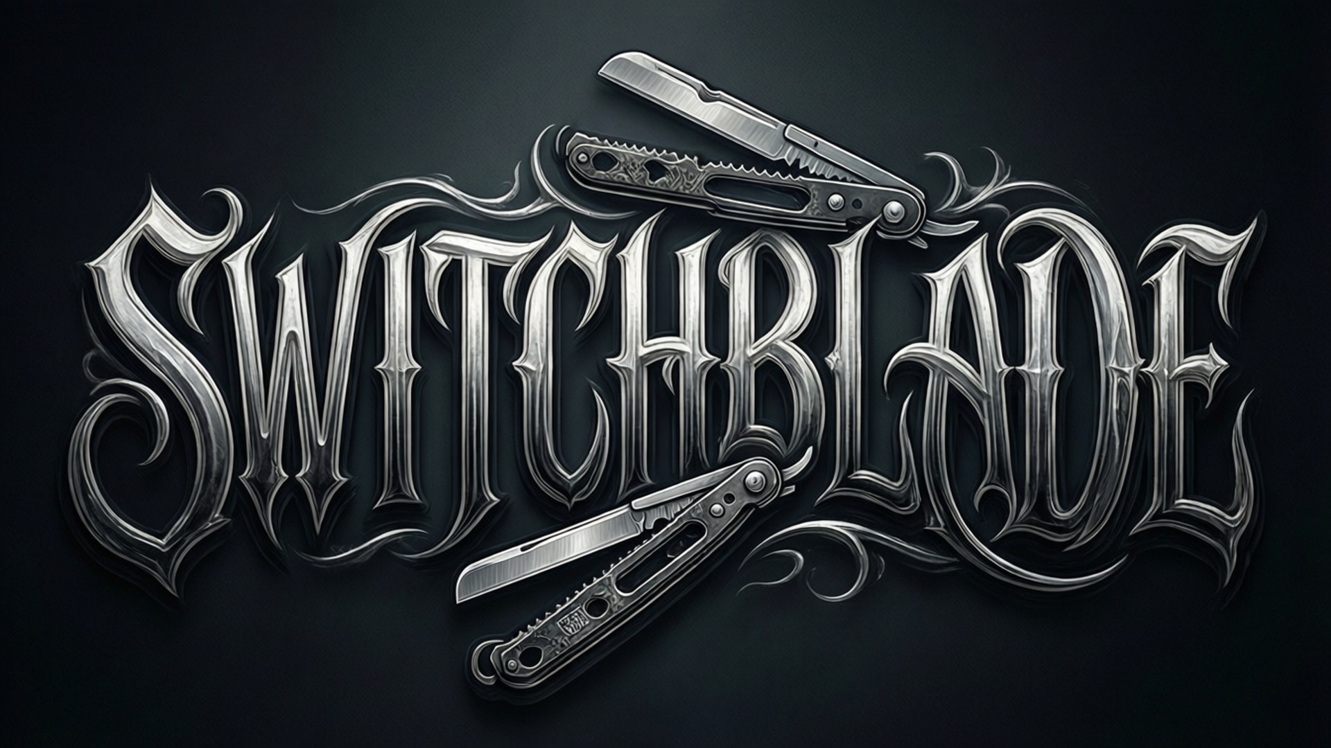 Switchblade Typography Gothic Achtergronden