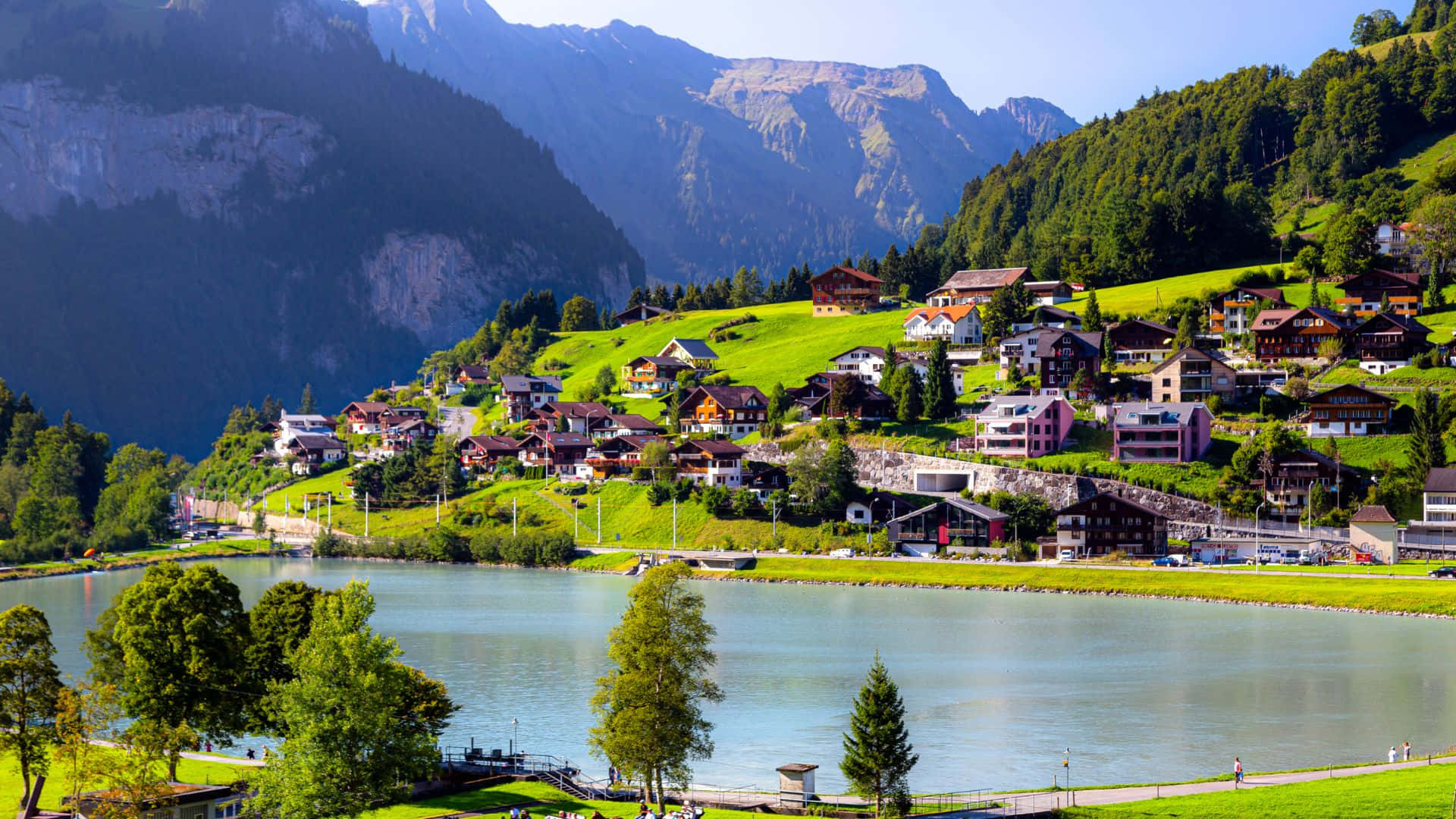 Captivating Swiss Alps Landscape
