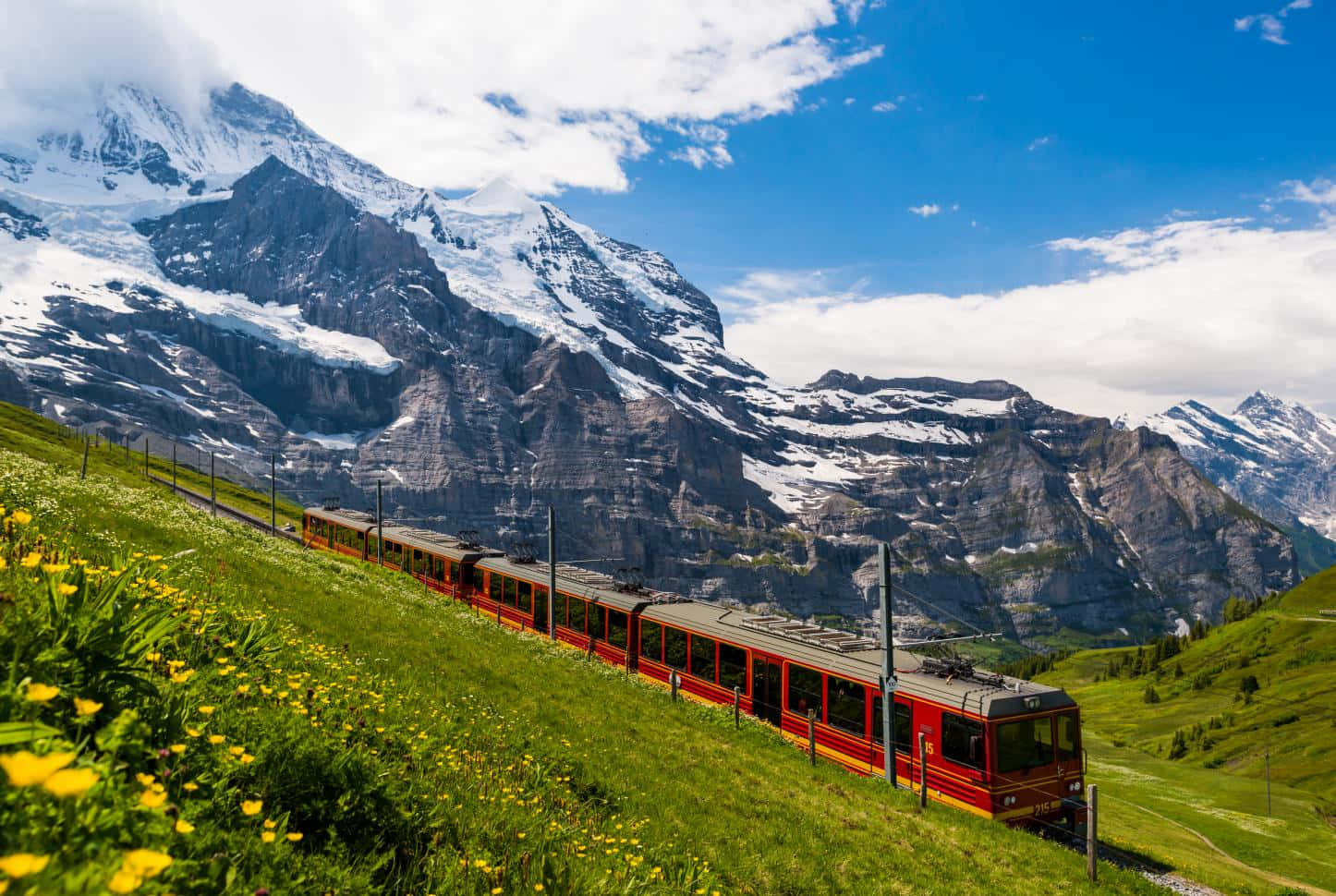 Breathtaking View of the Swiss Alps
