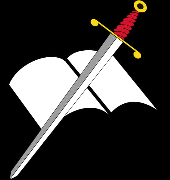 Sword_and_ Open_ Bible_ Graphic PNG