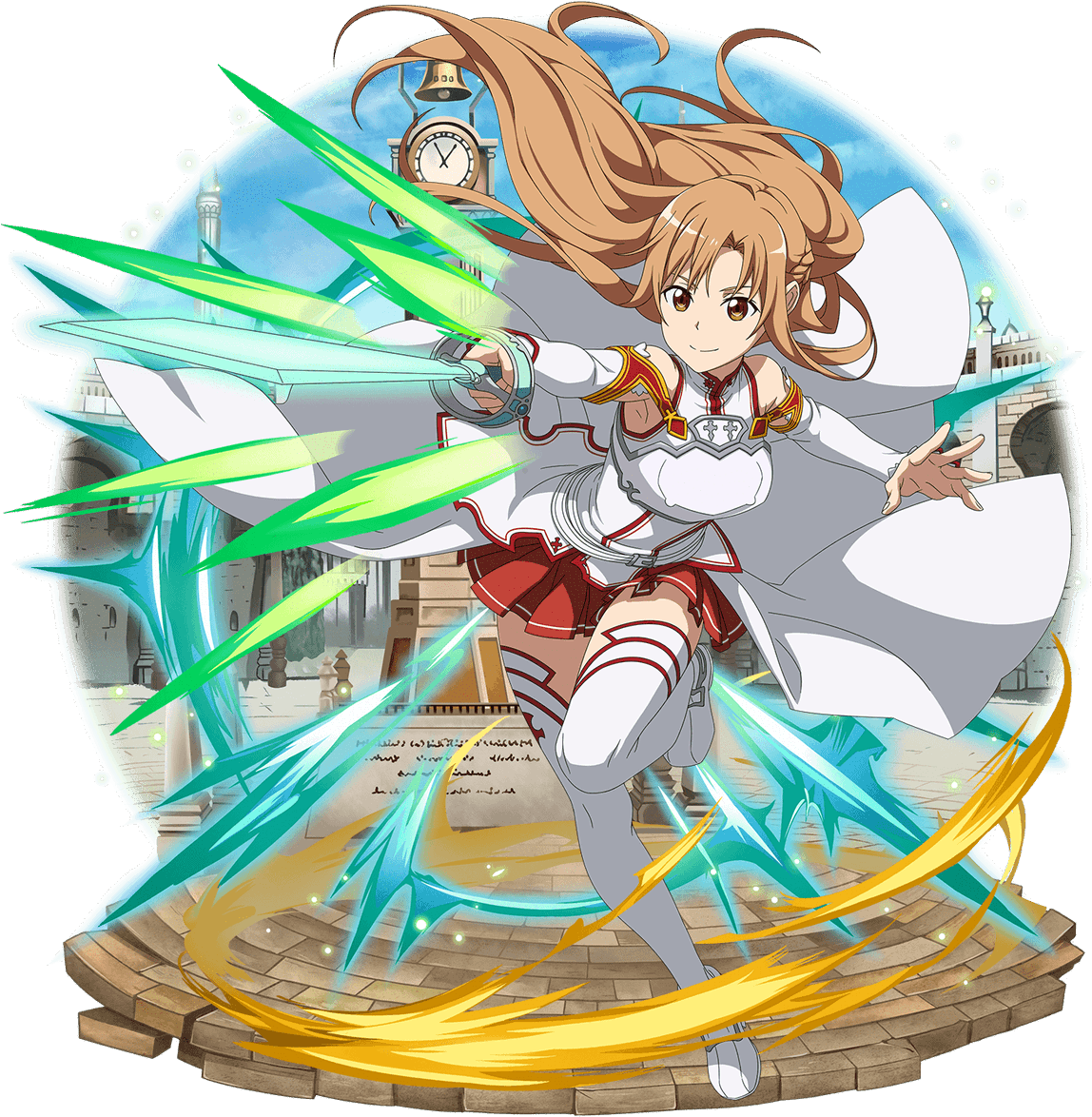 Sword Art Online Anime Character Action Pose PNG