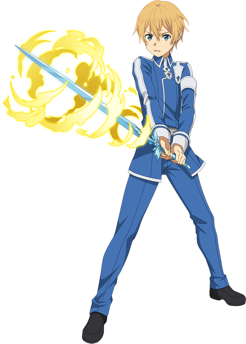 Sword Art Online Characterwith Magic Sword PNG