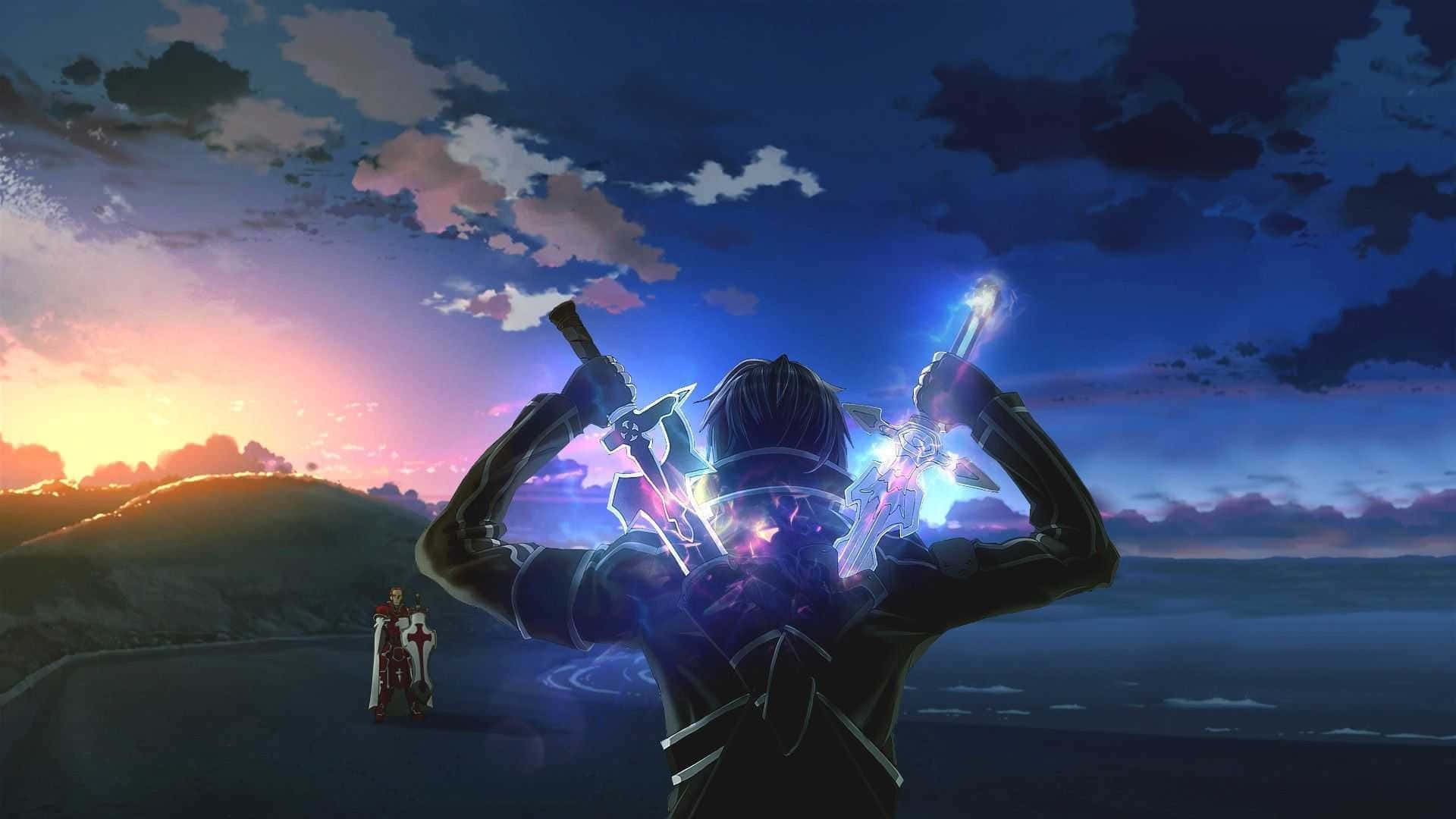 Bring the World of Sword Art Online Everywhere with You on Your Iphone Wallpaper