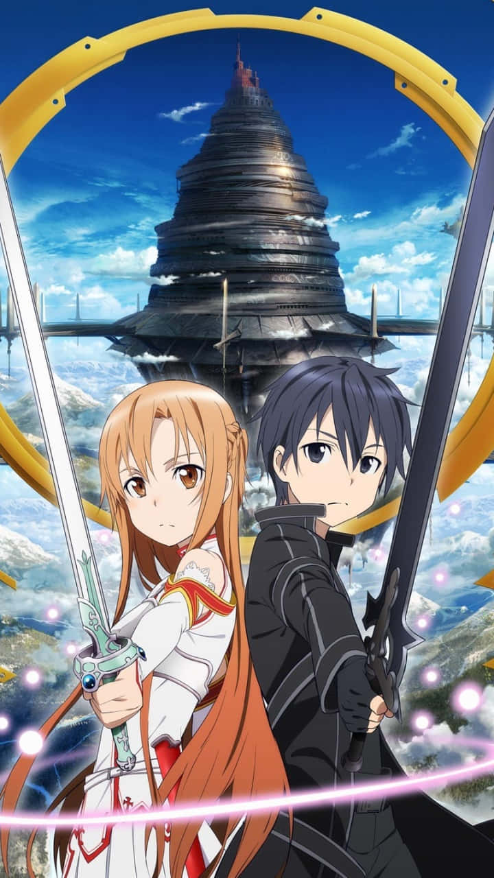 Get ready for a virtual adventure with Sword Art Online Wallpaper