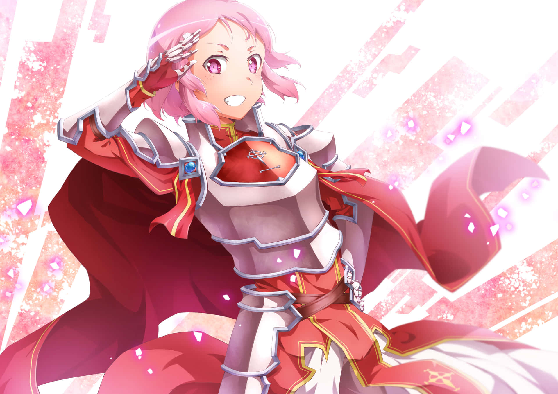 Sword Art Online's Lisbeth in Action Wallpaper