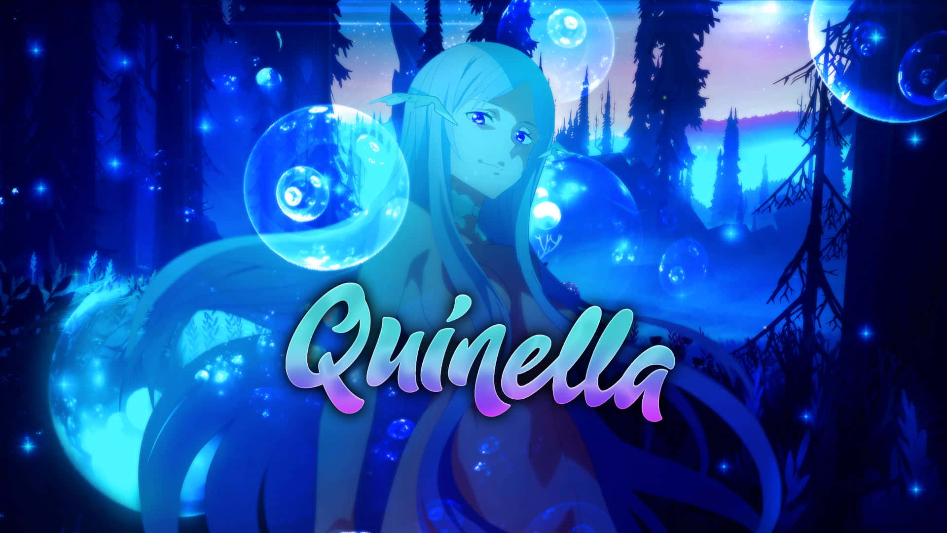 Sword Art Online's Quinella in an intense scene Wallpaper