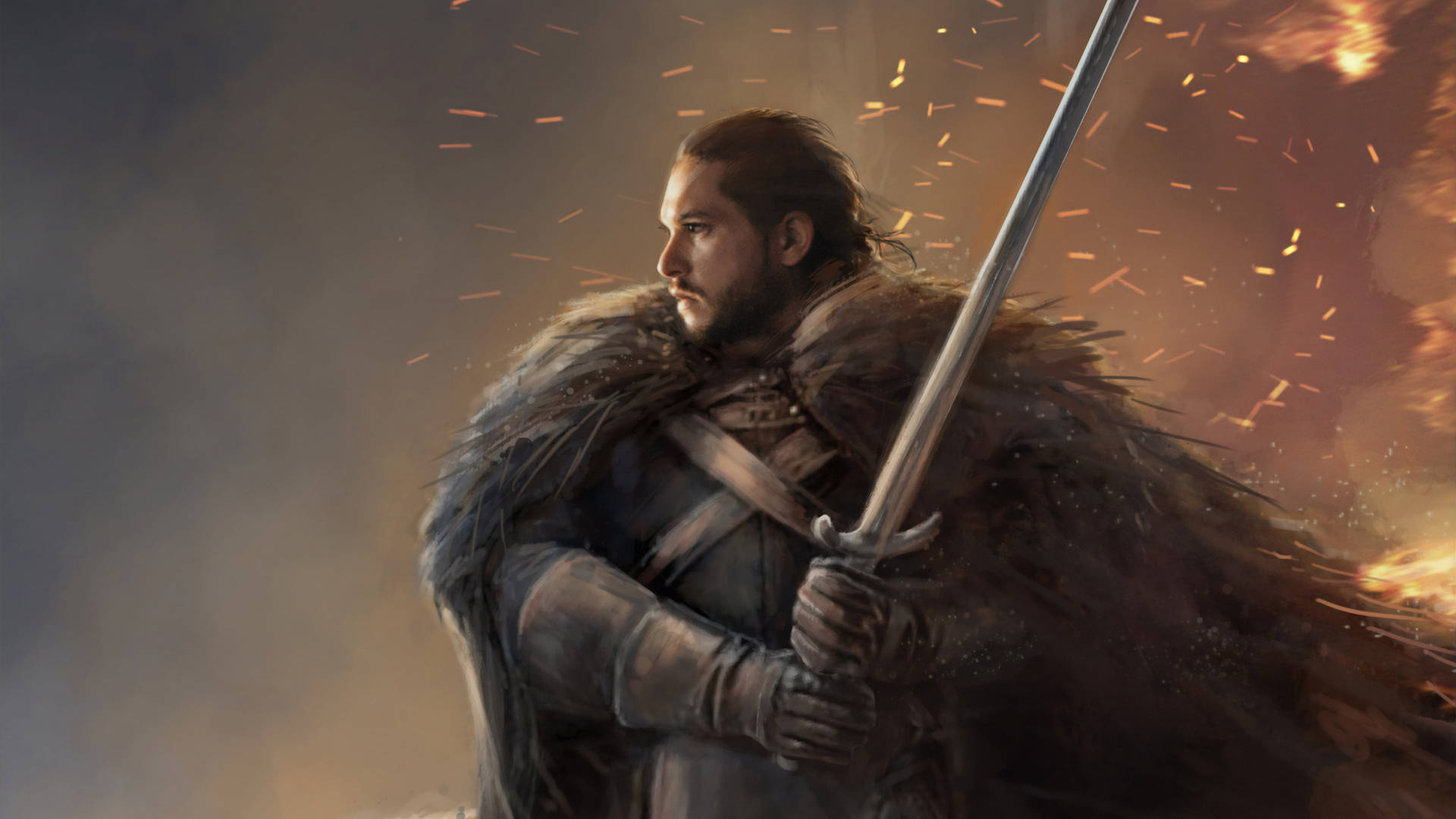 Sword Jon Snow Game of Thrones Wallpaper