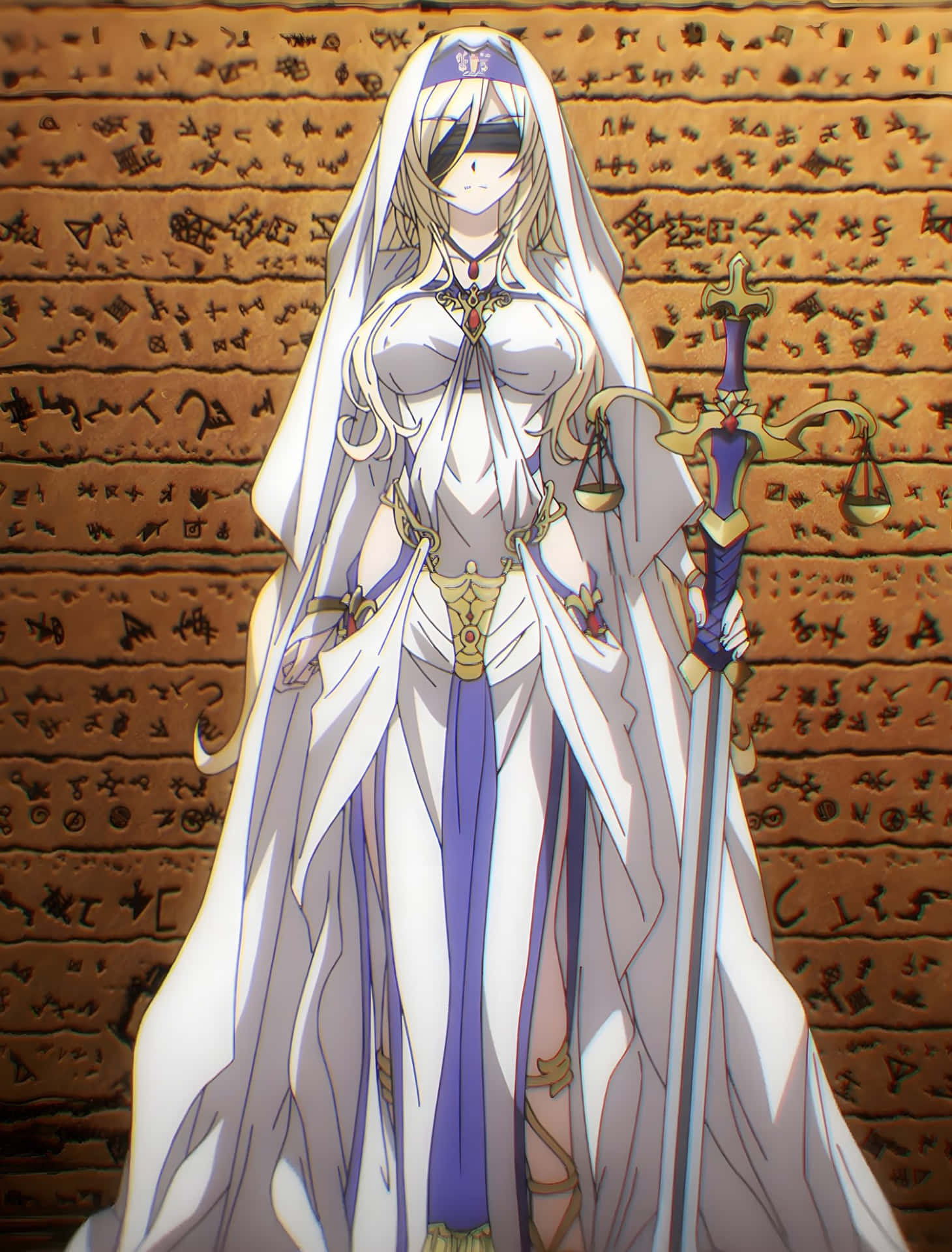 Personnage Anime De La Demoiselle À L'épée Fond d'écran