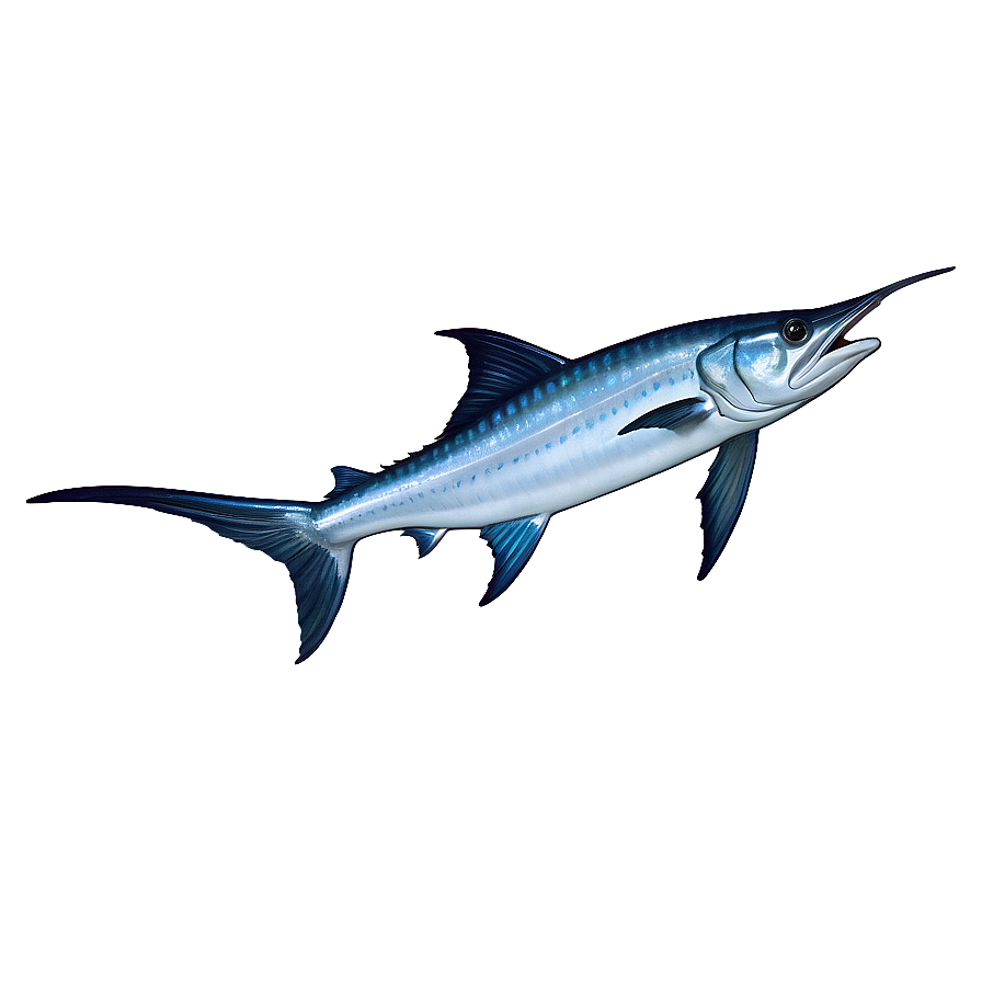 Swordfish In Action Pose Png 06252024 PNG