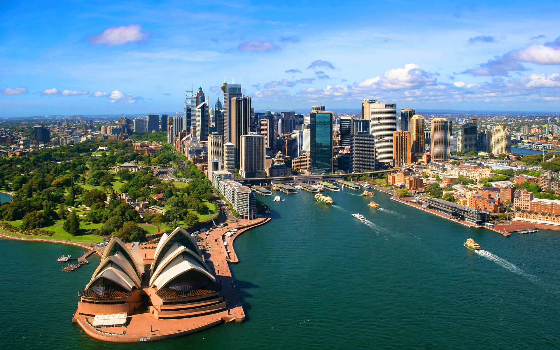 Sydney Harbour Aerial View Wallpaper