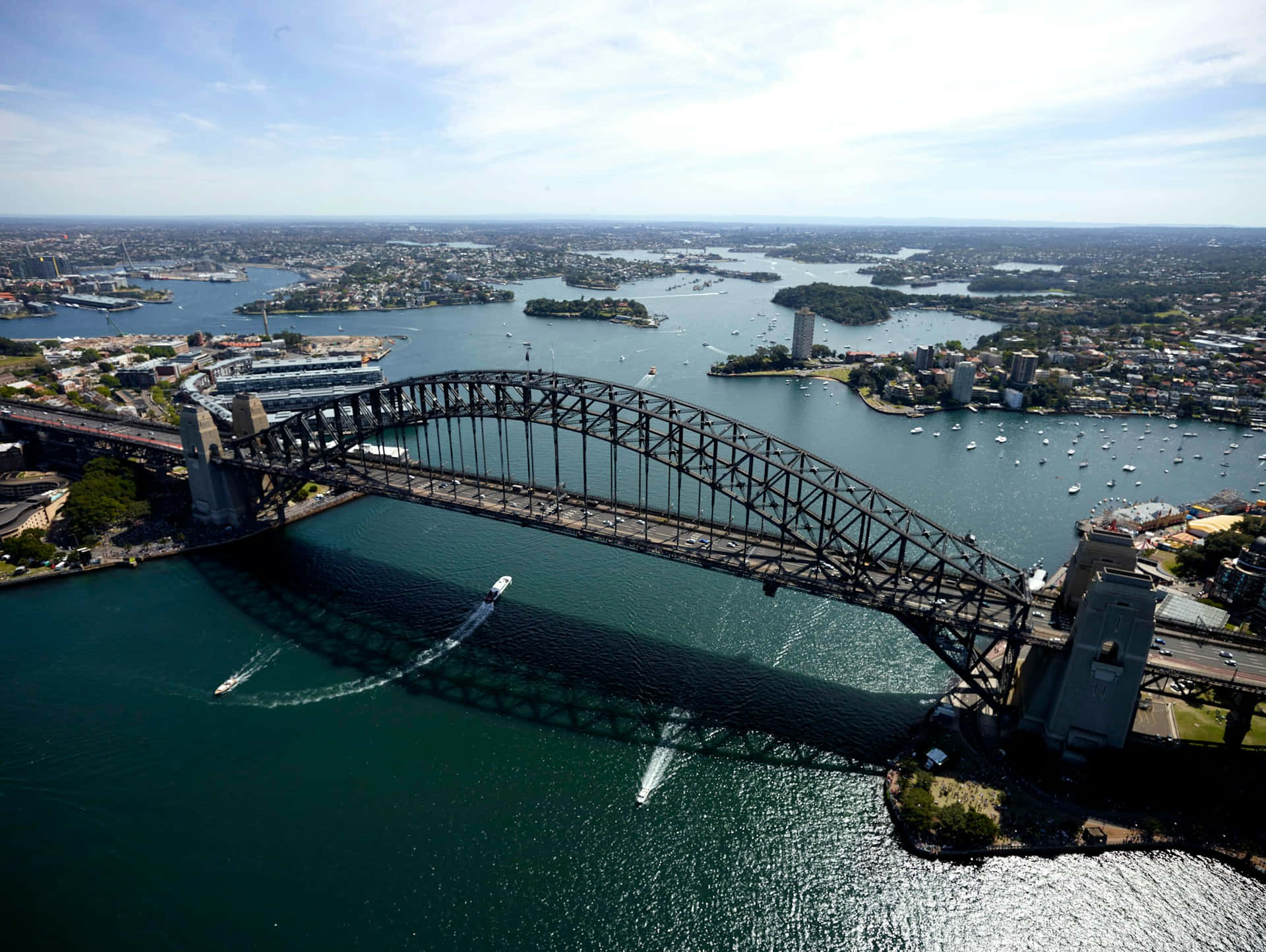 Sydney Harbour Bridge Aerial View Wallpaper