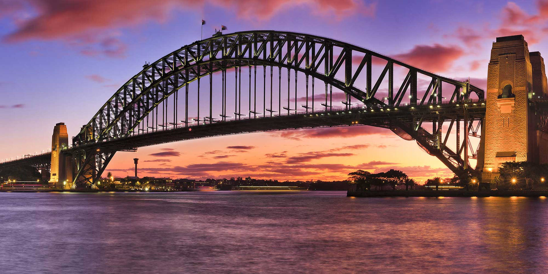 Papir med Sydney Harbour Bridge-motiv Wallpaper