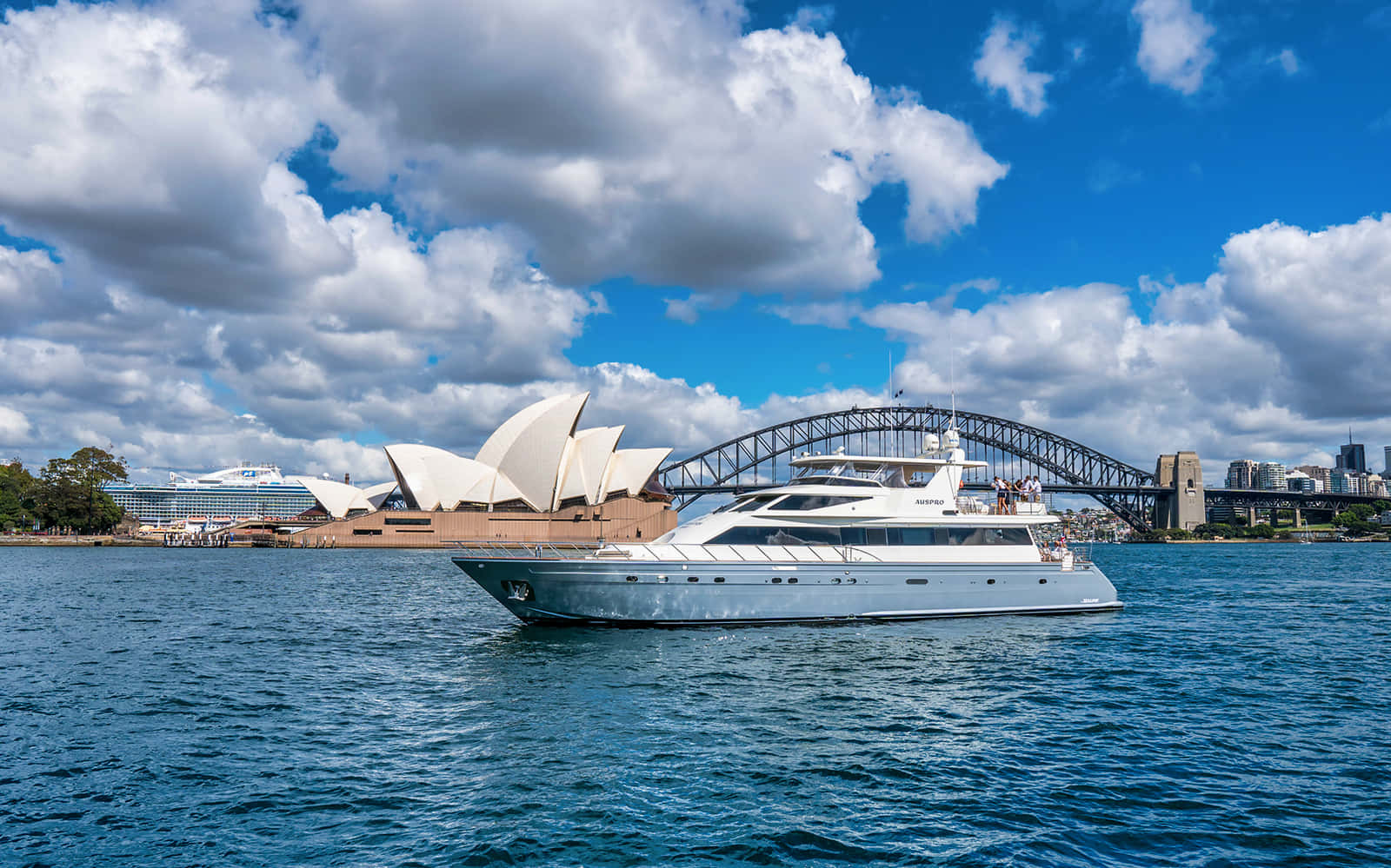 Sydney Harbour Cruise Landmarks Wallpaper