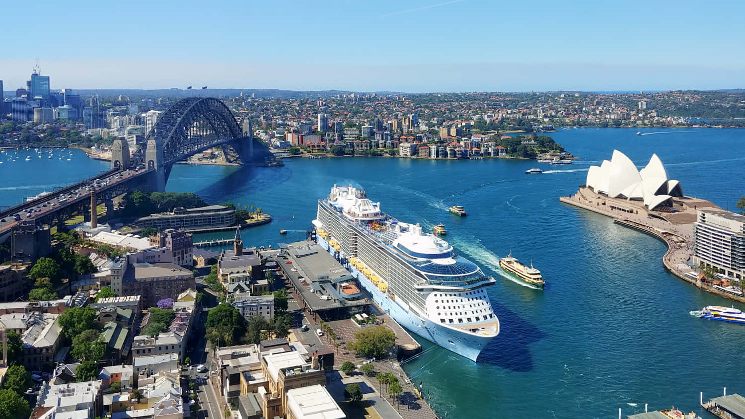 Sydney Harbour Cruise Landmarks Wallpaper
