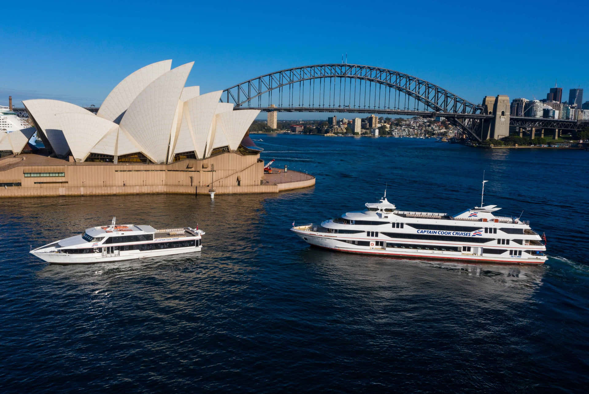 Sydney Harbour Cruise Opera Houseand Bridge Wallpaper