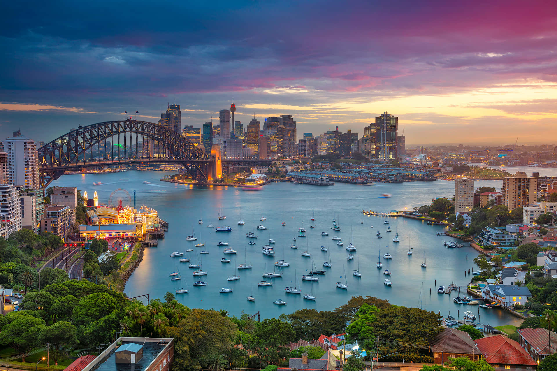Sydney Harbour Sunset Cruise View.jpg Wallpaper