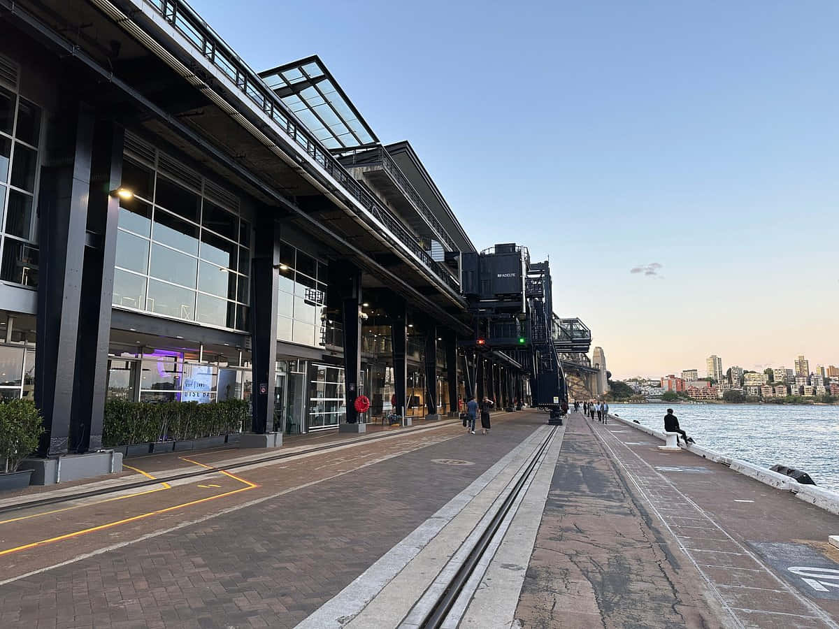 Sydney Harbour Waterfront Promenade Wallpaper