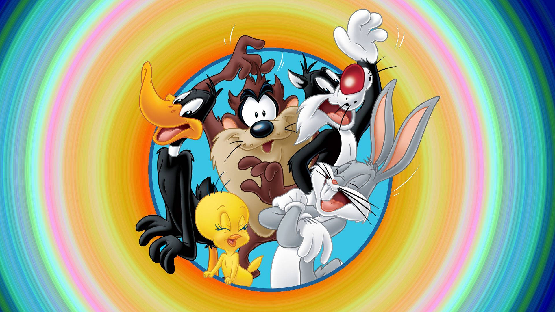 Sylvesteroch Looney Tunes Karaktärer. Wallpaper